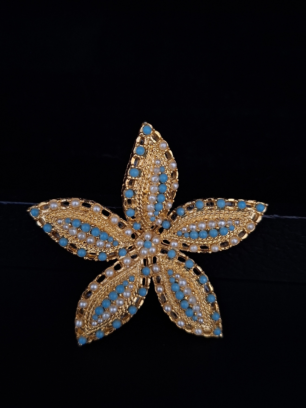Vintage Sarah Coventry Ocean Star Brooch From 1968